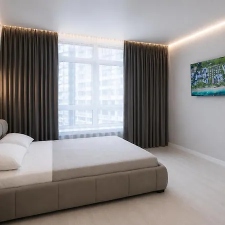 Apartment атмосфера аркадия панорама моря с крыши Odesa